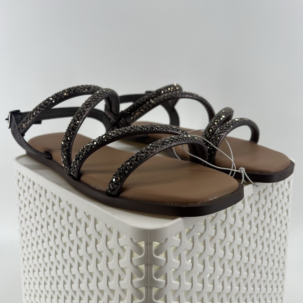 TORRID Embellished Gladiator Sandal Pewter Gray NWT - New With Tags: Size 9WW